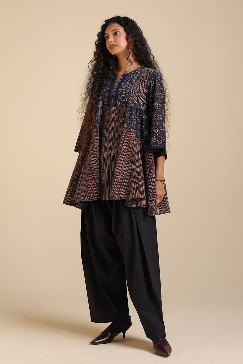 Handcrafted Ajrak Peplum