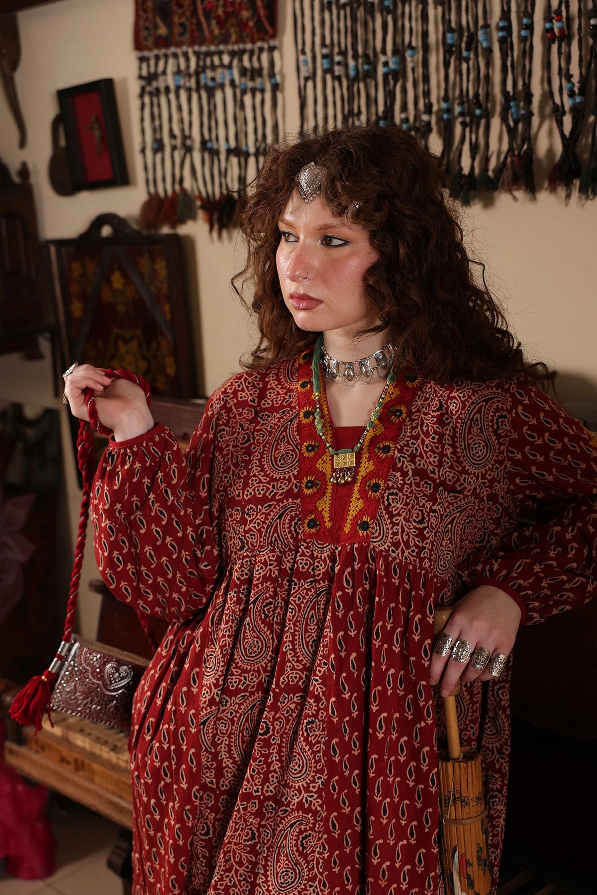 Handcrafted Ajrak Set
