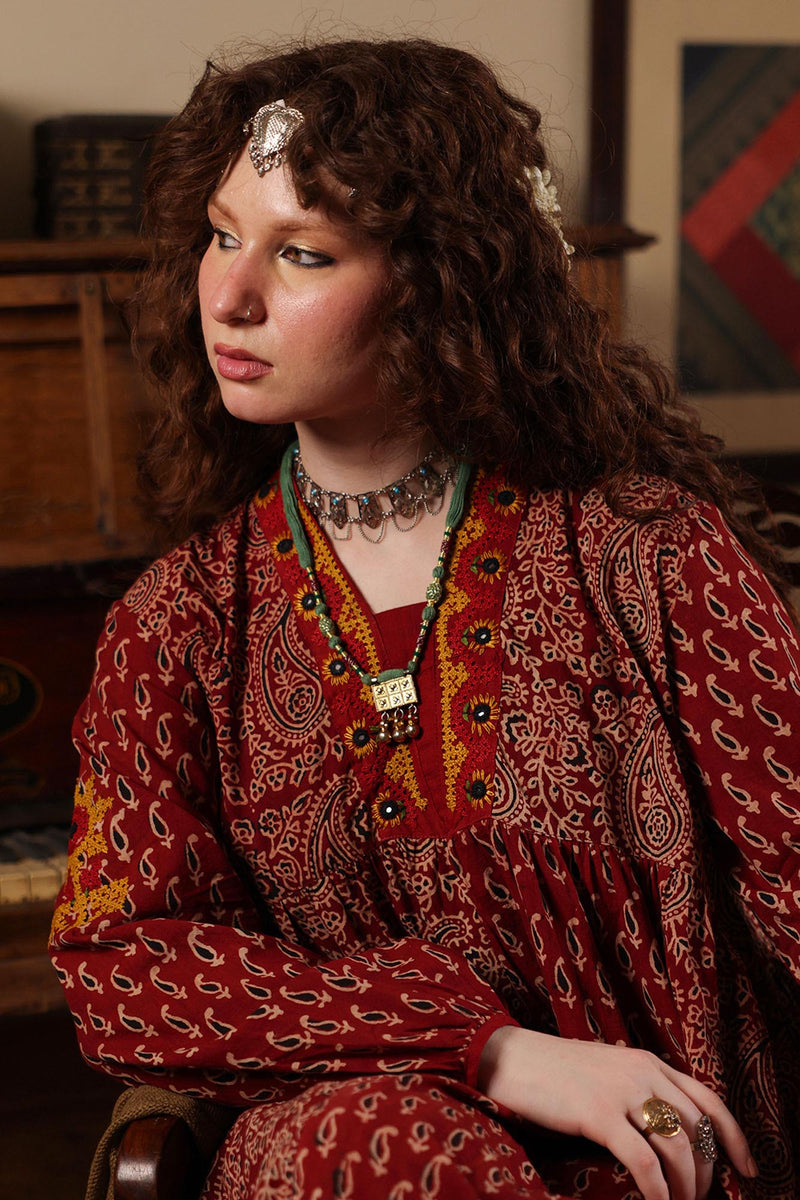 Handcrafted Ajrak Set