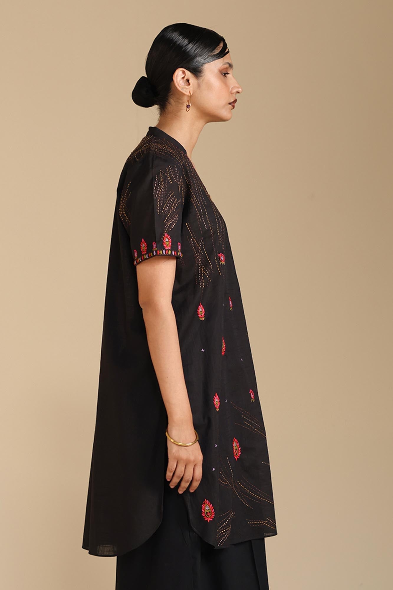 Hand Embroidered Stitch Shirt