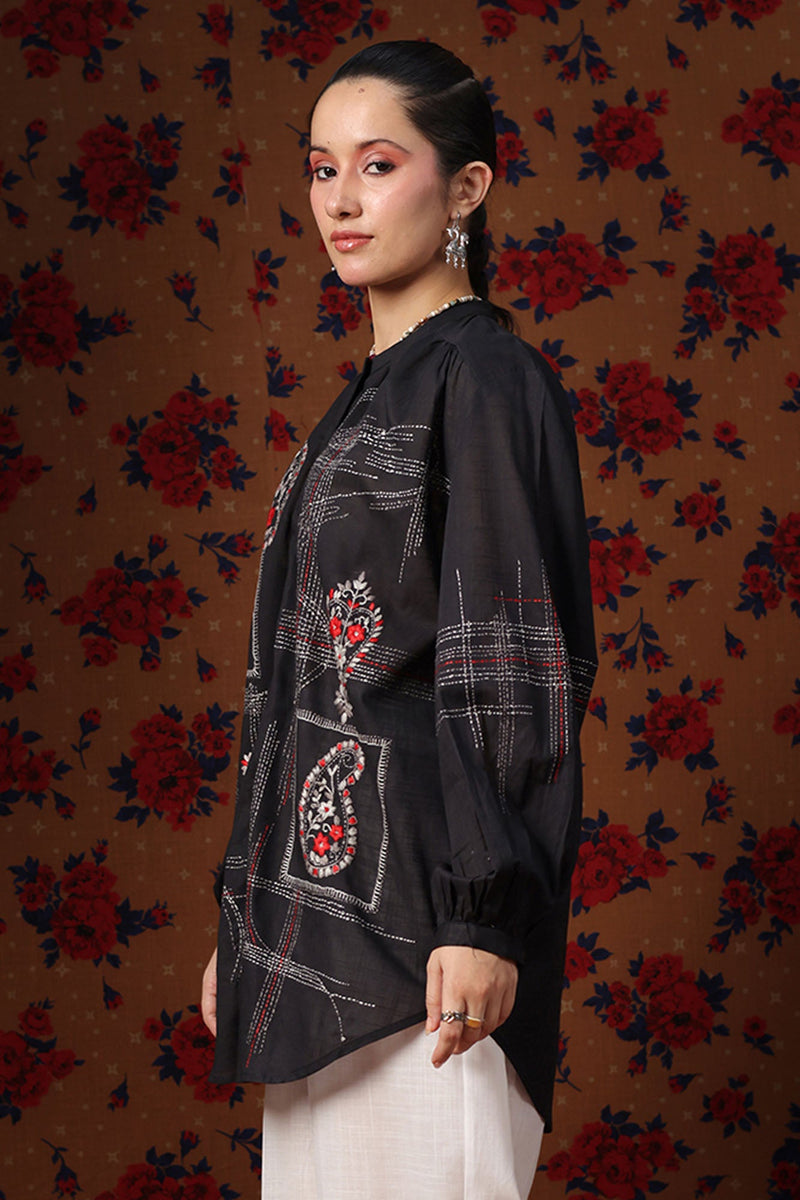 Han Crafted Button-Down Top