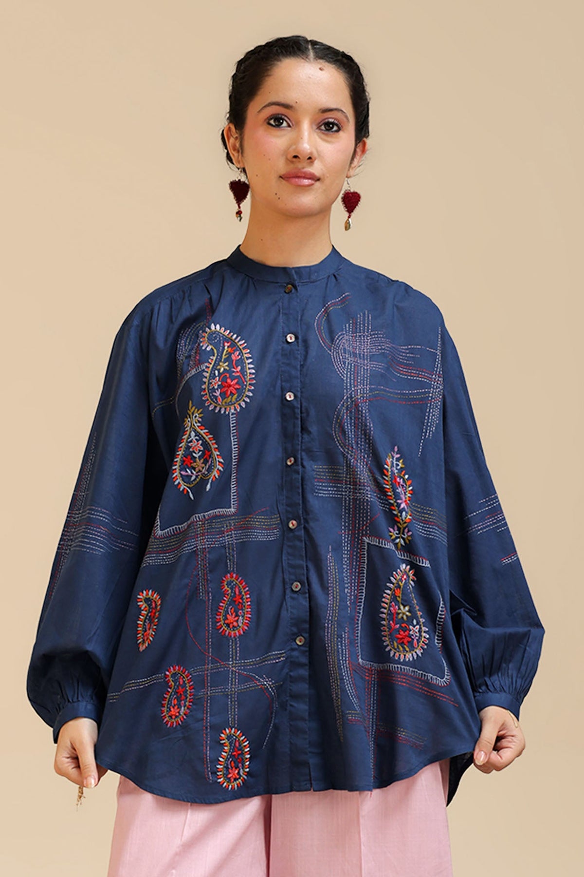 Han Crafted Button-Down Top