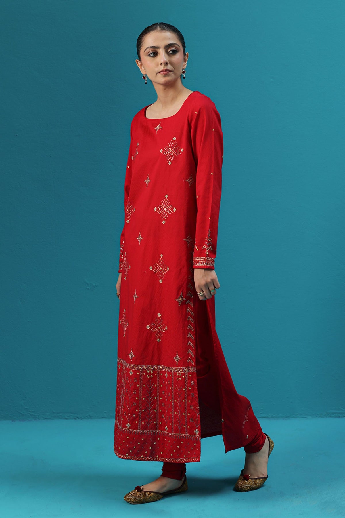 Sequin Embroidered Set