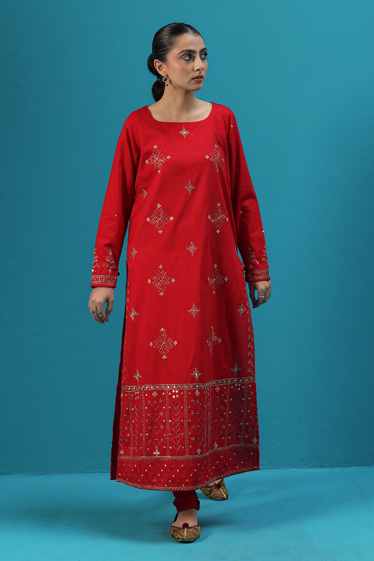 Sequin Embroidered Set