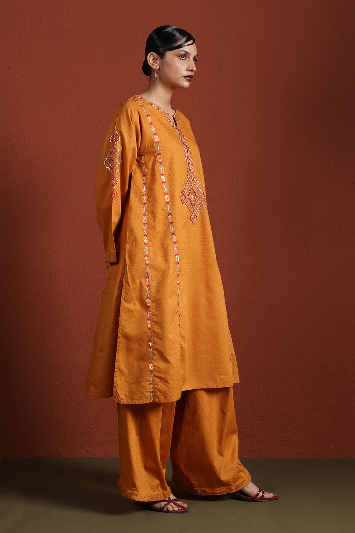 Gold Dust Embroidered Set