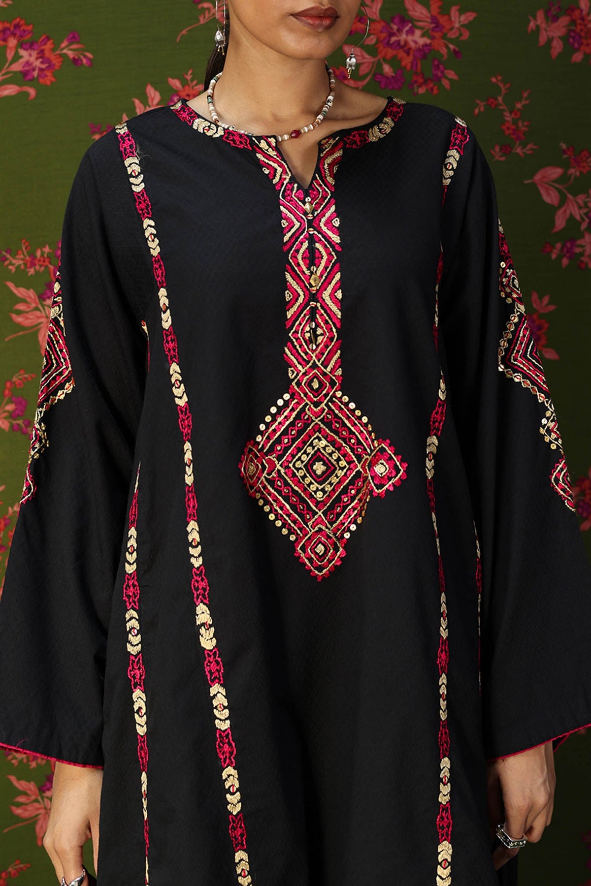 Gold Dust Embroidered Set