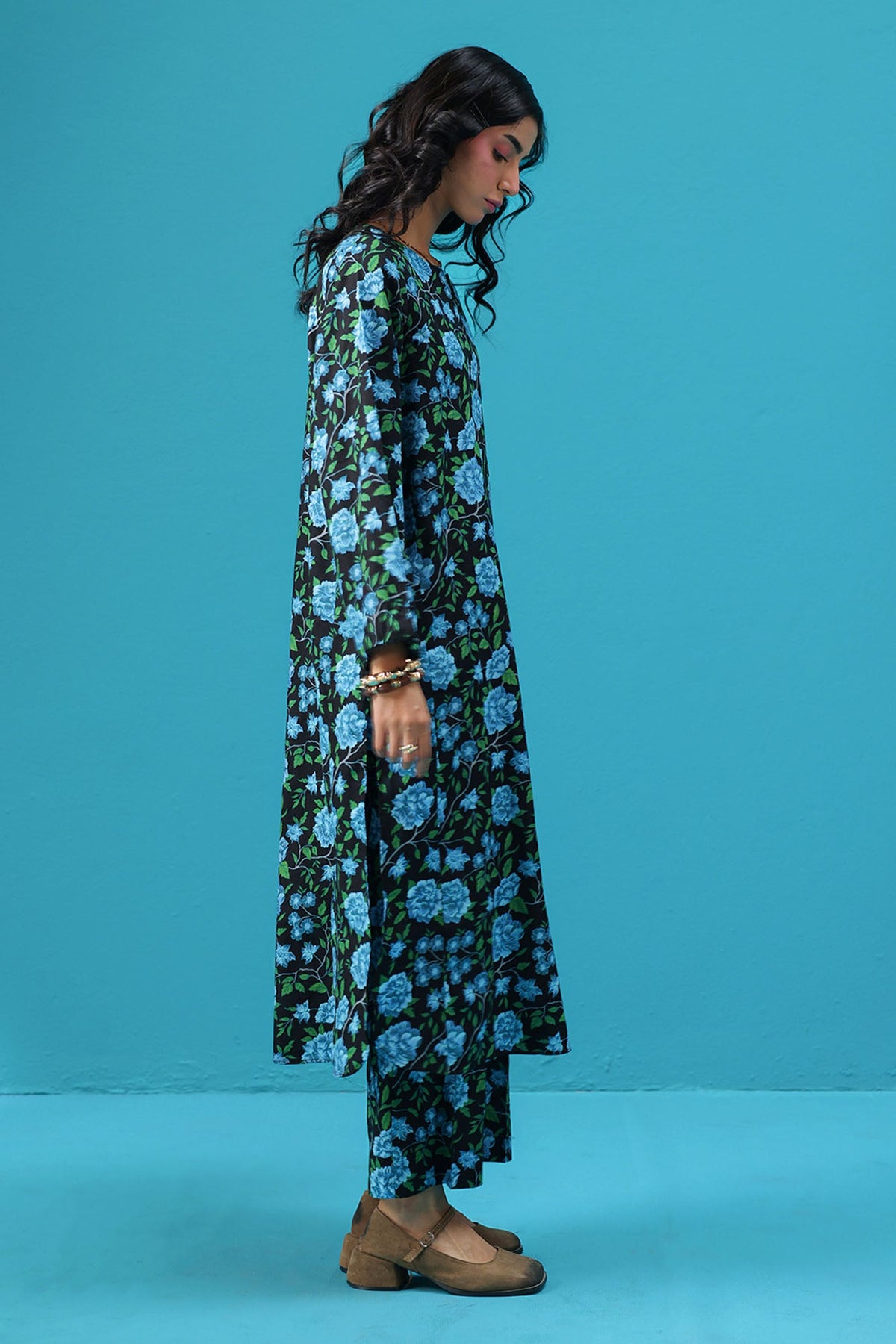 Printed Floral Theory Set