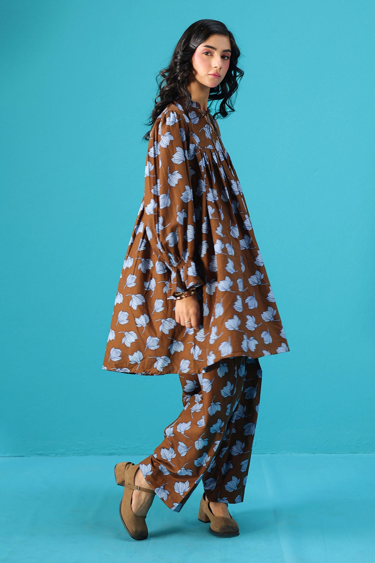 Printed Petal Club Co-Ord Set