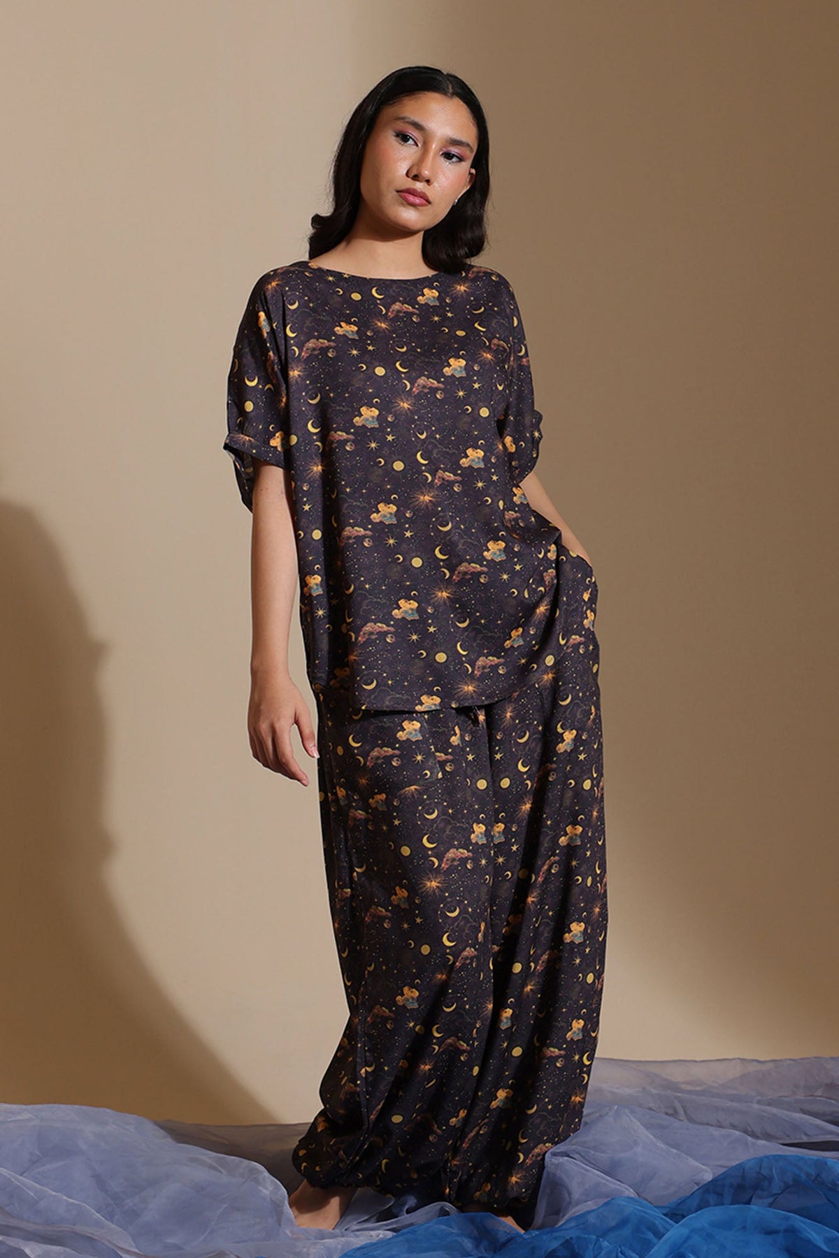Dreamscape Co-Ord Set With Eye Mask & Scrunchie
