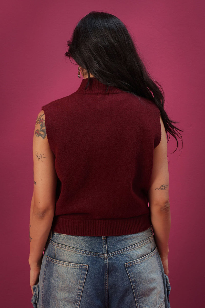 Classic Knit Vest Sweater