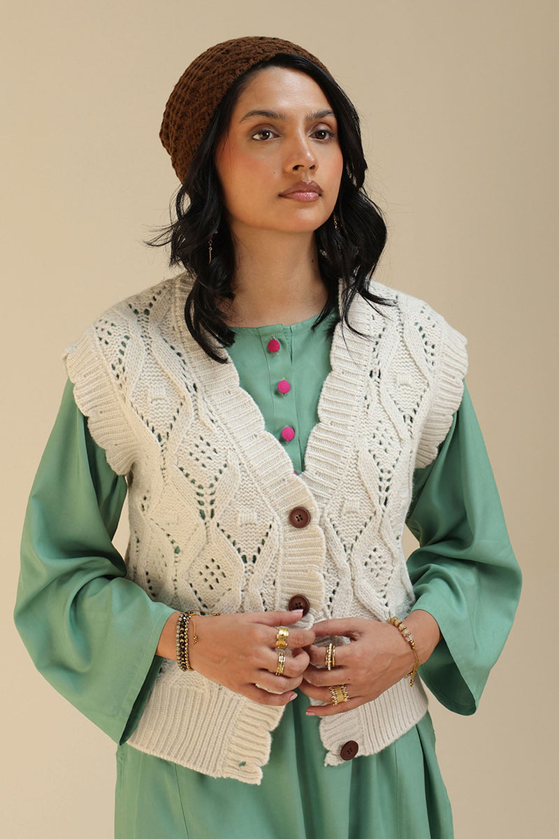 Cloud Knit Vest Sweater