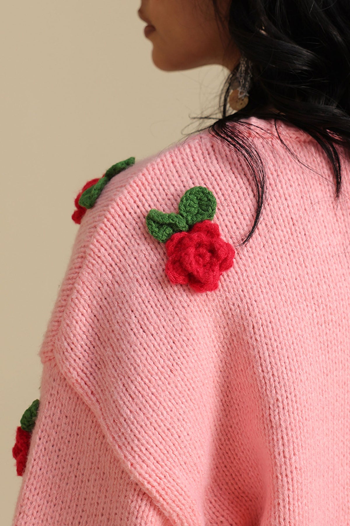 Rosebud Knit Cardigan