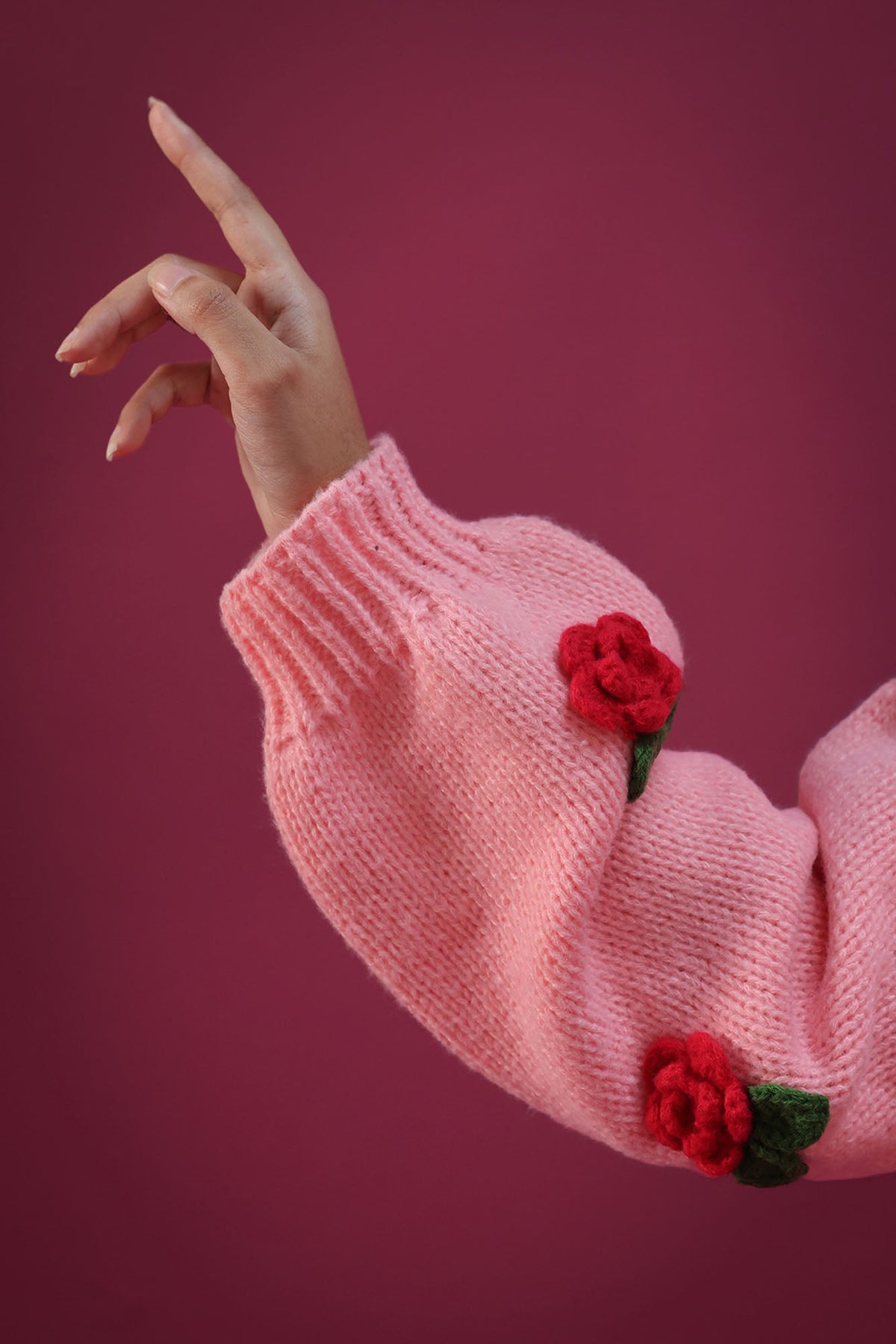 Rosebud Knit Cardigan