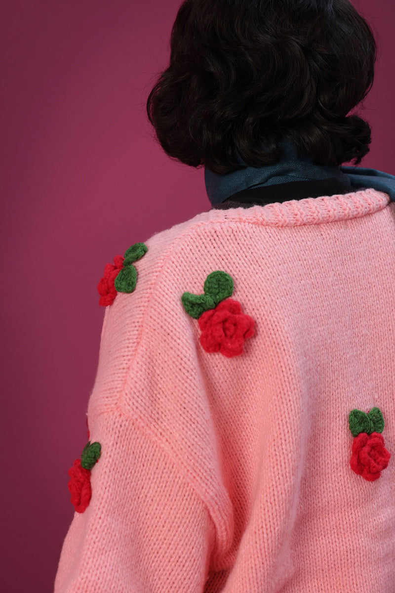 Rosebud Knit Cardigan