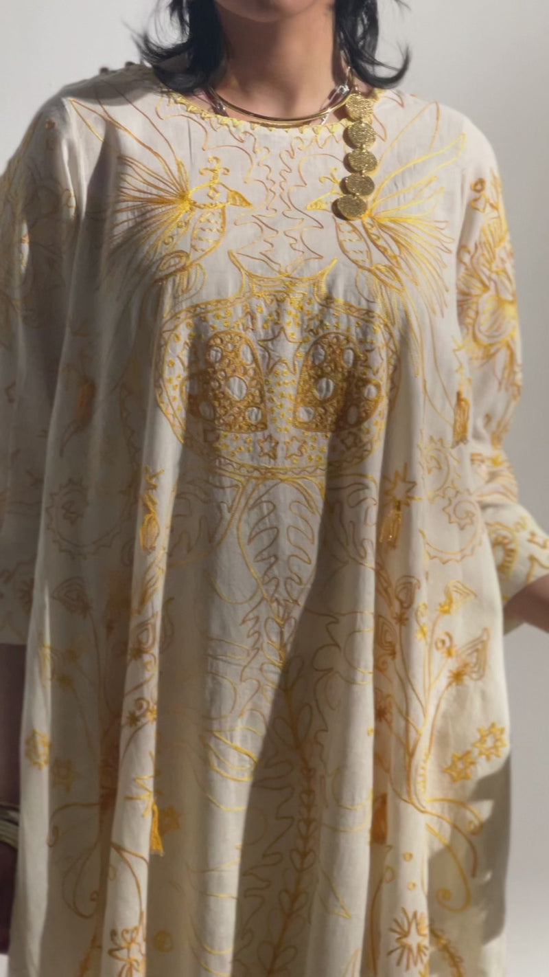 Starry Knots Aari-Embroidered Dress