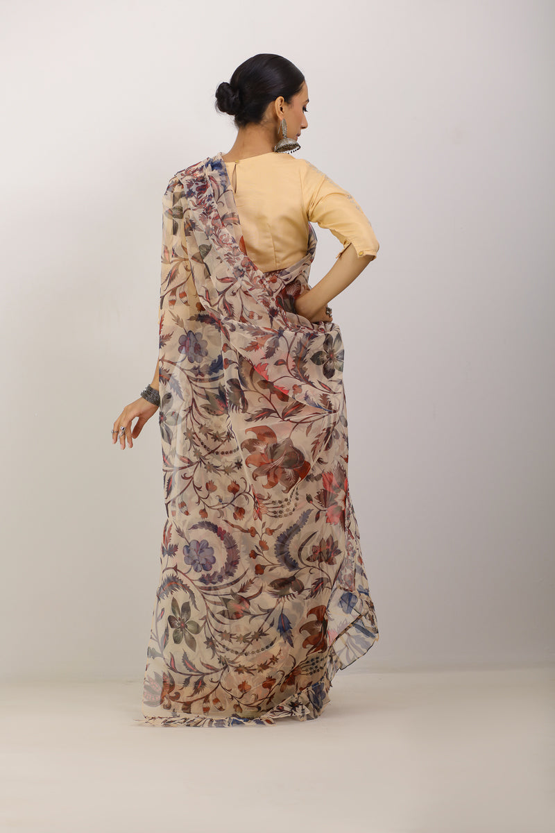 Printed Formal Wear 31680- Lively-3 Georgette Saree By Subhash Brand, 6.3 M  ( With Blouse Piece) at Rs 1321/piece in Surat